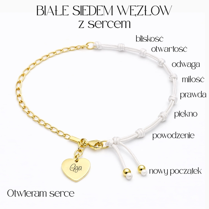 bransoletka biale siedem wezlow z serce otwieram serce.JPG