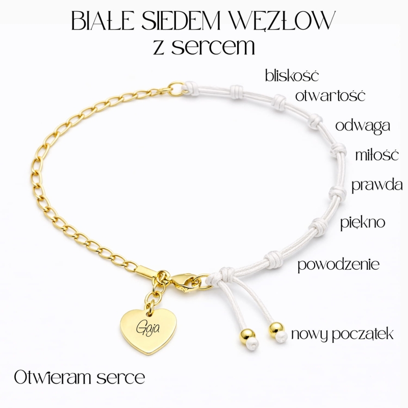 bransoletka biale siedem wezlow z serce otwieram serce.JPG
